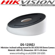Hikvision DS-1259ZJ Inclined ceiling mount for Dome Camera 
