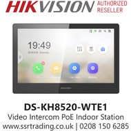 Hikvision DS-KH8520-WTE1 Video Intercom V2 Indoor Station 10" Touch Screen Wi-Fi , 8Ch Alarm Input, 2 Alarm Output