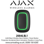 Ajax Black Wireless Smart Alarm Button - 20846.BL1