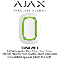 Ajax White Wireless Smart Alarm Button - 20850.WH1