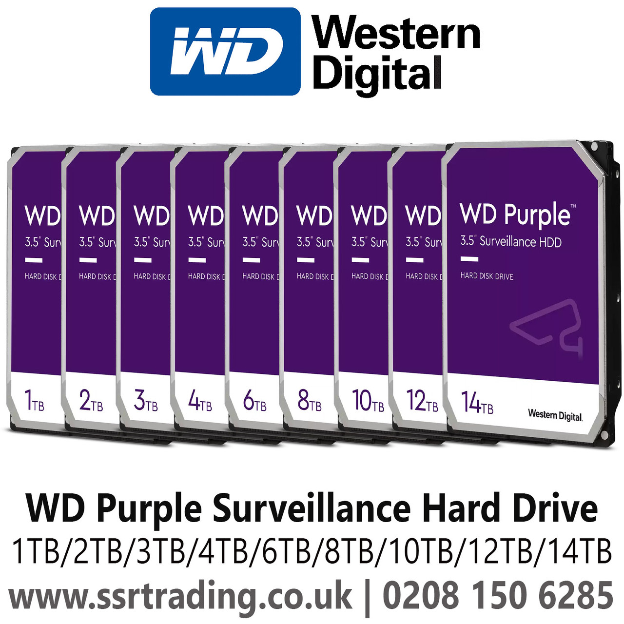 ウェスタンデジタル 8TB パープル （Western Digital Purple 8TB
