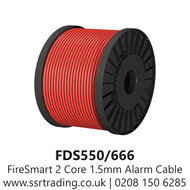 Fire Smart Premium 2 Core 1.5mm Fire Alarm Cable - FDS550/666