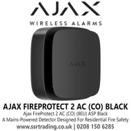 Ajax FireProtect 2 AC (CO) (8EU) ASP, FireProtect 2 AC Is A Mains-Powered Detector Designed For Residential Fire Safety - AJAX FireProtect 2 AC (CO) Black