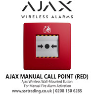  Ajax Wireless Wall Mounted Button For Manual Fire Alarm Activation - Ajax Manual Call Point (Red)