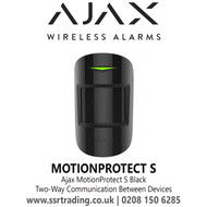 Ajax MotionProtect S Black, PIR Sensor, Two-Way Communication Between Devices, Anti Sabotage