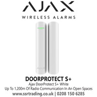 Ajax DoorProtect S+ White, Up To 1,200m Of Radio Communication In An Open Space
