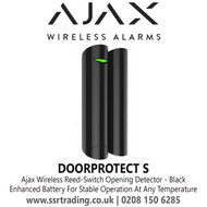 Ajax Wireless Reed-Switch Opening Detector - Black Enhanced Battery For Stable Operation At Any Temperature - AJAX DOORPROTECT S