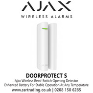 Ajax Wireless Reed-Switch Opening Detector - Enhanced Battery For Stable Operation At Any Temperature - AJAX DOORPROTECT S