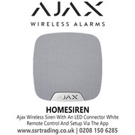 Ajax Wireless Siren With External LED Connector, Remote Control And Setup Via The App - HomeSiren