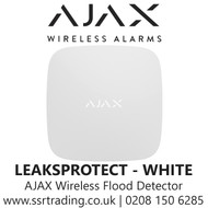 Ajax LEAKSPROTECT - WHITE Wireless flood detector detects first signs of leakage within milliseconds