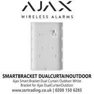 Ajax Replacement Bracket For DualCurtain OutdoorWhite, SmartBracket Easily Quick Set Up - SmartBracket Dual CurtainOutdoor