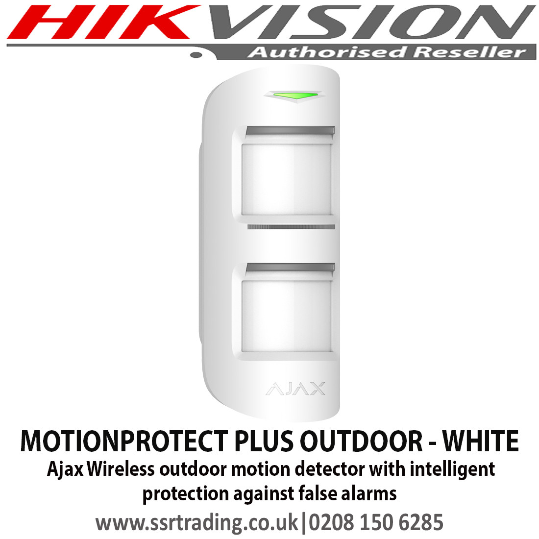 Ajax Wireless outdoor motion detector with intelligent protection