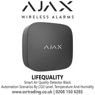 Smart Air Quality Detector, Humidity, CO2 Concentration Thresholds Are Exceeded, Runs Automation Scenarios When The Set Temperature - LifeQuality Black