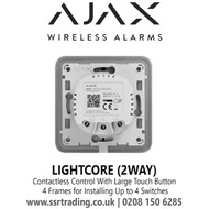 Ajax LightCore is The Relay For The LightSwitch, No Need For Neutral Wire, Controlling The Lamps of 5 to 600 W - LightCore (2Way)