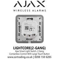 Ajax Smart Light Switch, 2 Gang - LightCore(2-Gang)