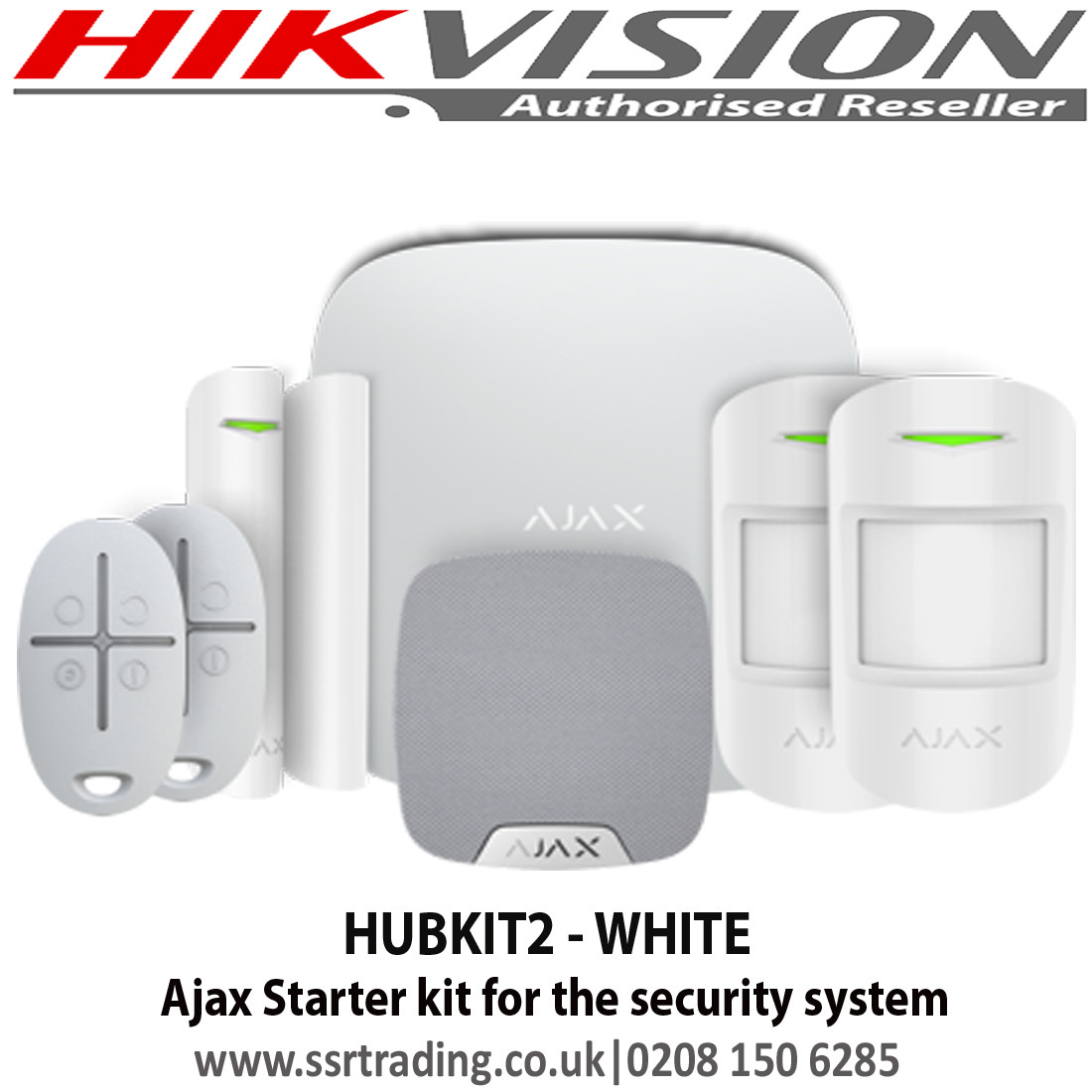 Ajax Starter kit for the Ajax security system - HUBKIT2 - WHITE