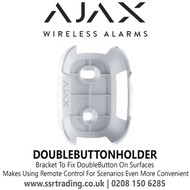Ajax Bracket to Fix DoubleButton On Surfaces - DoubleButtonHolder(White)