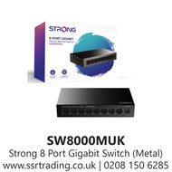 Strong 8 Port Gigabit Switch Metal (SW8000MUK)