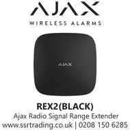 Radio Signal Range Extender Supporting Photo Verification of Alarms Rex2(Black)