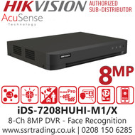 Hikvision 8Ch 8MP AcuSense DVR - (iDS-7208HUHI-M1/X)