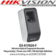 Hikvision DS-K1F820-F  Optical Fingerprint Recorder