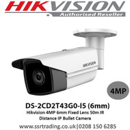 Hikvision DS-2CD2T43G0-I5 4MP 4mm Fixed Lens 50m IR  Distance IP Bullet Camera 