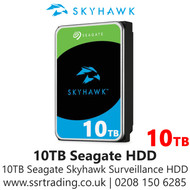 10TB Seagate Skyhawk Surveillance Hard Drive for CCTV DVRs NVRs & PC Desktop 