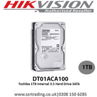 Toshiba 1TB Internal 3.5'' SATA Hard Disk Drive - DT01ACA100