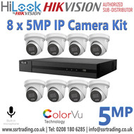 HiLook Latest Hybrid IP CCTV Camera NVR Kit - HiLook NVR Surveillance System Kit with IP Cameras - HiLook NVR Security Kit - 8 Channel HiLook NVR Kit - HiLook NVR Kit with 8 Turret IP Cameras - HiLook 8 Turret IP Network Cameras Kit with 8Ch NVR 