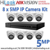 HiLook by Hikvision 8Ch IP PoE Video Recorder Kit with 8 x IP Turret Cameras - HiLook NVR Kit - HiLook NVR Surveillance System Kit - HiLook by Hikvision 8Ch NVR Surveillance System Kit with 8 x IP Bullet Camera 