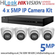 HiLook NVR System Kit for Home and Office - Latest Hybrid 4Ch NVR Kit - Network CCTV Camera Kit - 4Ch Hilook NVR System Kit - HiLook 8Ch 5MP NVR Kit - 5MP NVR Kit - 4Ch 5MP NVR Kit