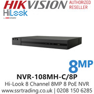Hikvision NVR-108MH-C/8P 8Ch Network Video Recorder with PoE
