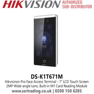 Hikvision DS-K1T671M Face Recognition Terminal – 7" Touchscreen, IP65, Dual Authentication