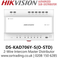 Hikvision 2-Wire Intercom Master Distributor - DS-KAD706Y-S(O-STD)