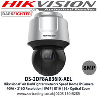Hikvision DS-2DF8A836IX-AEL 8MP 36 × optical zoom, 16× digital zoom Network Speed Dome, camera can used for, forest, road, railway, airport, port, square, park, scenic spot, station and large venue, etc.