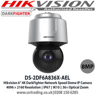 Hikvision DS-2DF6A836X-AEL 8MP 36× Network Speed Dome Camera, This series of cameras can used for wide ranges of HD, such as the rivers, forests, roads, railways, airports, ports, squares, parks, scenic spots, stations and large venues, etc.