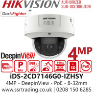 Hikvision 4MP DeepinView IP Dome Camera - iDS-2CD7146G0-IZHSY (8-32mm)