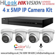 HiLook IP Camera - 4-CH NVR System Kit for Home - HiLook 4 Channel NVR Kit - HiLook NVR System - HiLook CCTV Kit 4 Channel - Latest 4-Ch NVR Kit - HiLook Hybrid Security Kit - 4CH HiLook NVR System Kit - HiLook Plug & Play NVR Kit