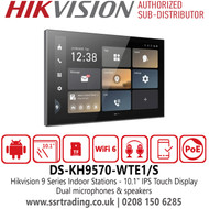 Hikvision Smart Indoor Station DS‑KH9570‑WTE1/S with Android 14
