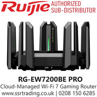 Ruijie Cloud Managed 7200 Mbps Wi-Fi 7 Gaming Router - RG-EW7200BE PRO