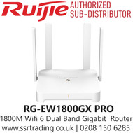 Ruijie 1800M Wifi 6 Dual-Band Gigabit Mesh Router - RG-EW1800GX PRO