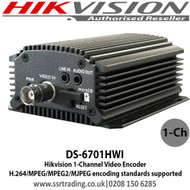Hikvision - 1 Channel Video Encoder - DS-6701HWI