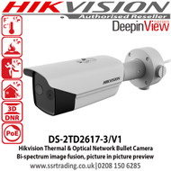 Hikvision Thermal & Optical Network Bullet Camera - DS-2TD2617-3/V1