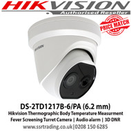 Hikvision DS-2TD1217B-6/PA 6.2mm fixed lens thermographic turret body temperature measurement camera