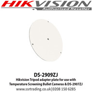 HIKVISION DS-2909ZJ Tripod adapter plate for use with Temperature Screening Bullet Cameras & DS-2907ZJ