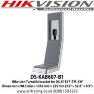 HIKVISION DS-KAB607-B1 Turnstile bracket for DS-K1T671TM-3XF