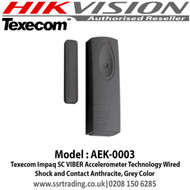  Texecom Impaq SC VIBER Accelerometer Technology Wired Shock and Contact Anthracite, Grey Color - AEK-0003