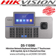 Hikvision Network Keyboard 7" Touchscreen and 4D Joystick - DS-1105KI