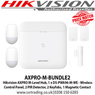 Hikvision AX Pro Wireless Intruder Alarm, M-Level Bundle 2 - AXPRO-M-BUNDLE2