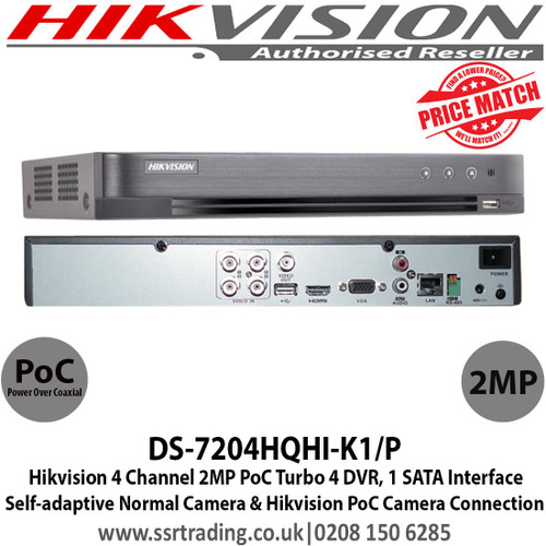 Hikvision 4 Channel 3mp Poc Turbo 4 Dvr Recorder K1 Hd Tvi Ahd Cvi Analogue H 265 Ds 74hqhi K1 P Hikvision 4 Channel 3mp Poc Turbo 4 Dvr Recorder K1 Hd Tvi Ahd Cvi Analogue H 265 Ds 74hqhi K1 P
